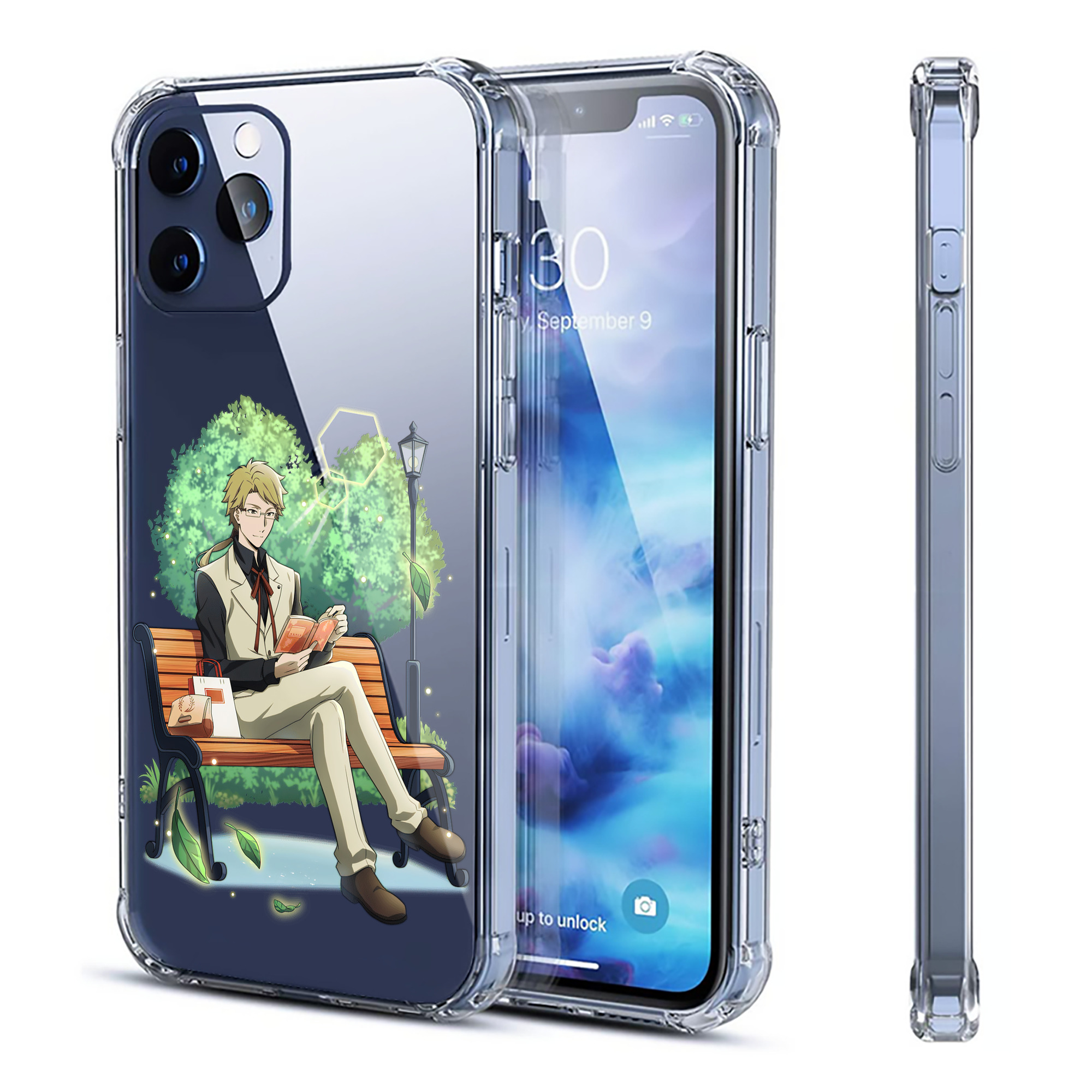（画像用） 文豪ストレイドッグス Bungo Stray Dogs 【iPhone 12シリーズ対応】透明スマホケース（クリアソフトケース）